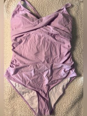NWT Lilac One-Piece Swimsuit Size Large